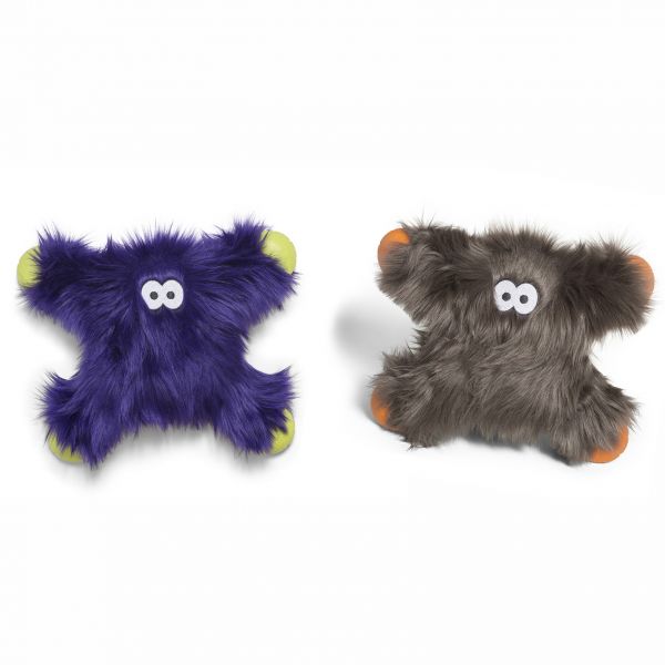 West Paw Rowdies Fergus - Tough Plush Dog Toy for Small Dogs